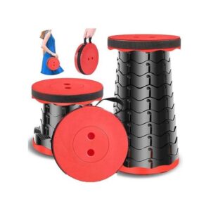 1 outdoor telescopic stool, folding stool, travel queue portable, adjustable height stool, fishing stool