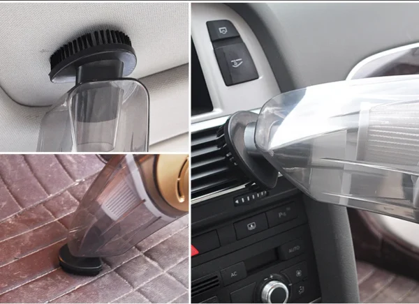 OHANNY car Vacuum cleaner wet and dry duster auto care with tire pressure gauge and air pump inflator Lighting and dust function – Image 5