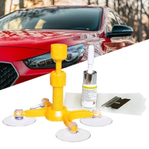 Car Windshield Repair , Easy to Operate Widely Use for Glass Rock Chip, Star, Half Moon Repair Professional DIY