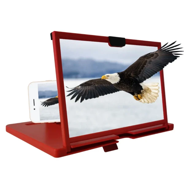 12 Inch 3D Screen Amplifier Mobile Phone Screen Video Magnifier For Smartphone Enlarged Screen Phone Stand Brackets For Tablets