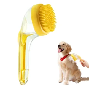 2025 New Dog Bath Brush Dog Scrubber for Bath, Bathing Dog Grooming Massage Brush for Long Short Haired Dogs Cats Shower