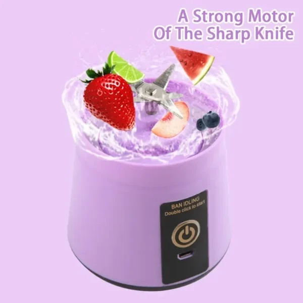 Portable Juicer Juice Food Residue Processor Blender Lemon Squeezer Summer Personal Kitchen Blenders Electric Mini Bottle Home 6 – Image 6