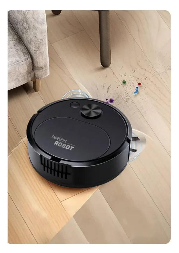 Aspirateur robot de balayage USB intelligent sans fil, 3 en 1, 1500Pa, livres traînants, balayage de sol pour la maison et le bureau, nouveau – Image 6