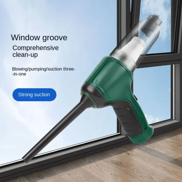 Wireless Car Vacuum Cleaner Cordless Handheld Auto Vacuum Home Car Dual Use Mini Vacuum Cleaner with Built-in Battrery – Image 4