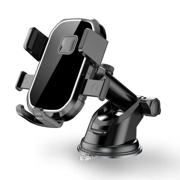 Car navigation holder retractable buckle gravity support center console car windshield multi-functional mobile phone holder