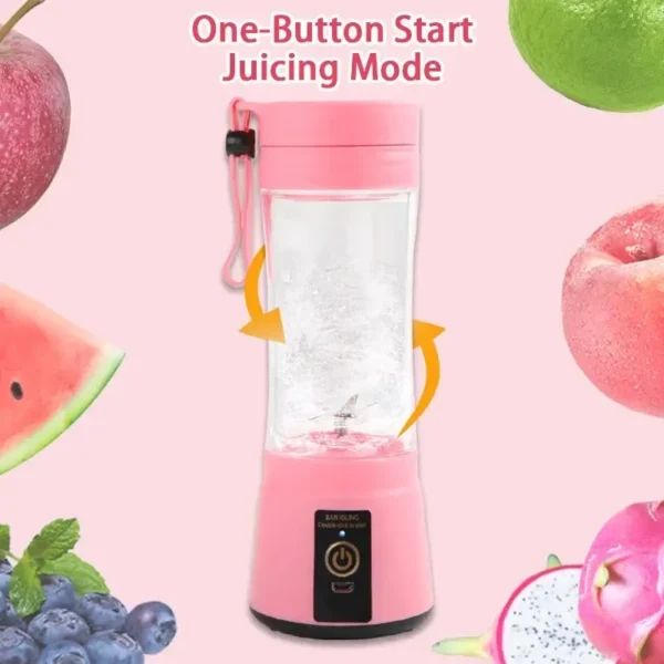 Portable Juicer Juice Food Residue Processor Blender Lemon Squeezer Summer Personal Kitchen Blenders Electric Mini Bottle Home 6 – Image 3