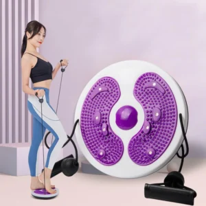 Waist Twisting Disc Waist Slimming Adjustable Trainer RotatingDisc With Handles Massage Foot Sole ForArms Hips Thighs
