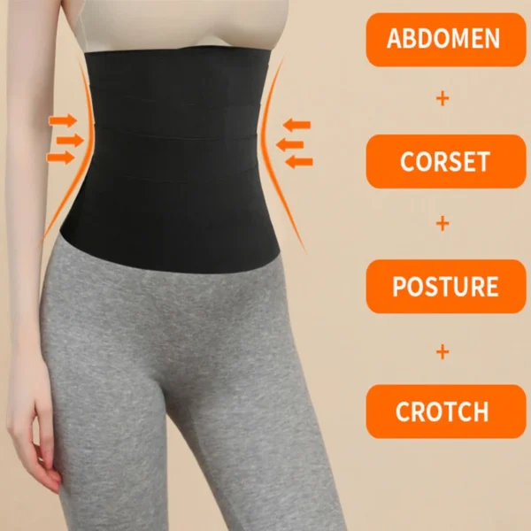Women Waist Belt Postpart Sheath Trainer Belt Neoprene Adjustable Body Shaper Fitness Bandage Wrap Breathable Slimming Tummy 3M – Image 3