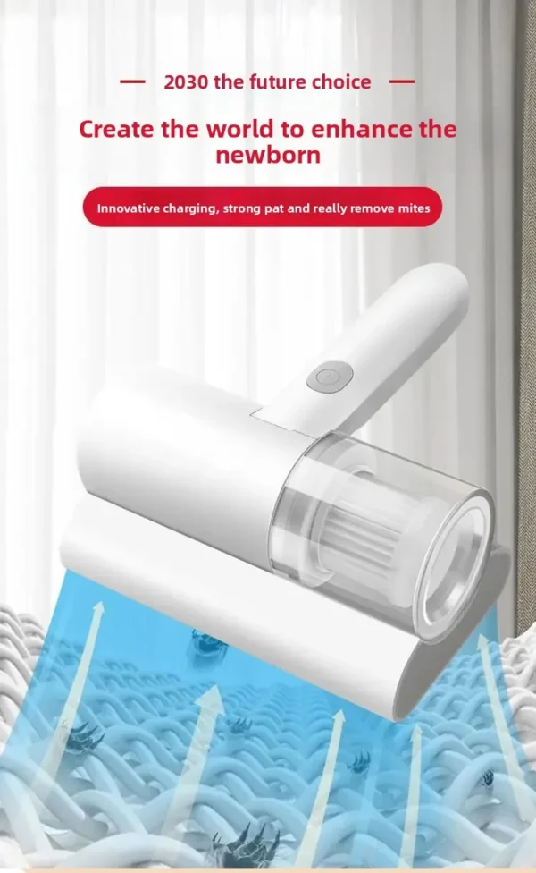 Wireless Home Use Dust Cleaner Bedding Mite Removal Small Size UV Machine for Mattress And Bedding Carpet Cleaning Tool – Image 6