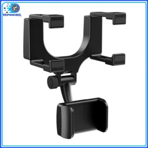 1pc Universal 360 Rotation Car Rear View Mirror Mount Stand GPS Cell Phone Holder Auto Parts