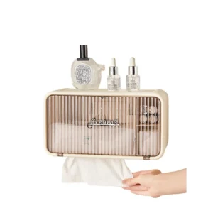 *Wall-mounted bathroom pumping box reel cotton pad rack