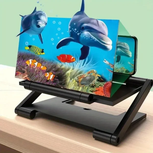 10 in Mobile Phone Screen Amplifier Screen Video Magnifier HD Expander Projector Cell Display Magnifying Without Battery Bracket – Image 4