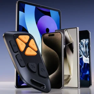 Mobile Remote Controller Bluetooth-Compatible Remote Page Turner for Kindle App for Android iOS iPhone iPad Tik Tok