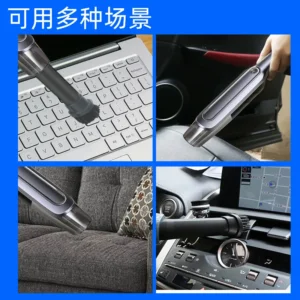 Wireless Charging High-Power Car Home Dual Purpose Strong Suction Small Handheld Car Vacuum Cleaner