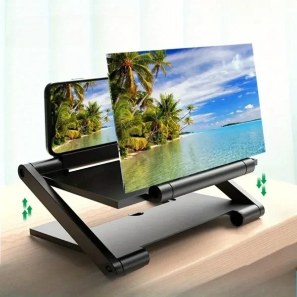 10 in Mobile Phone Screen Amplifier Screen Video Magnifier HD Expander Projector Cell Display Magnifying Without Battery Bracket