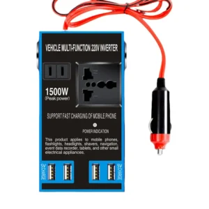 Car Inverter Quick Charging AC Sockets USB Chargers 110V/220V DC Socket Converter Power Cigar Adapter Lighter AC 12V/24V to J4O2