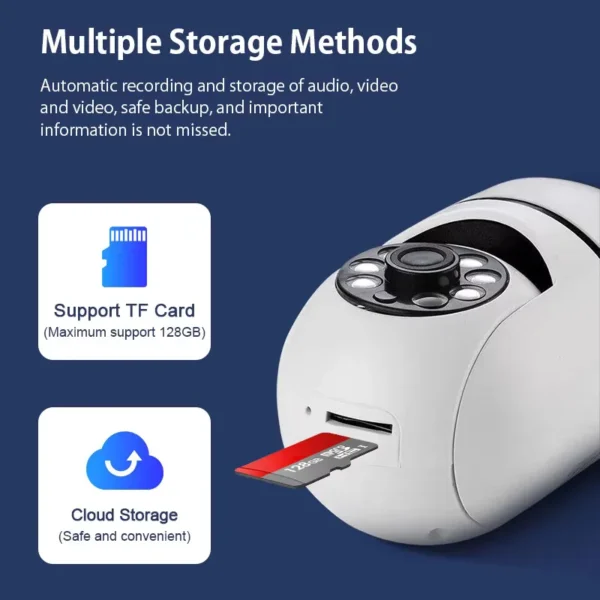 1080P Bulb Surveillance Camera 360° WiFi Anti-theft Outdoor Indoor Security Monitor Night Vision Audio Security IP Cam – Image 3