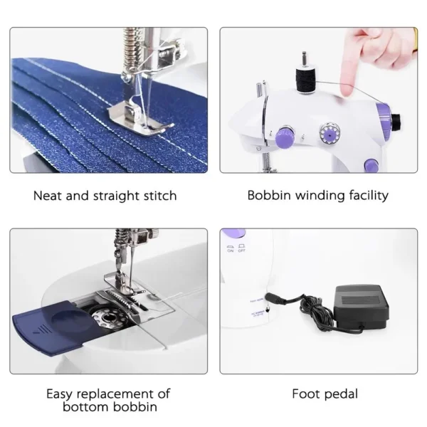 Handheld Mini Sewing Machine Mini Size Convenient Multifunctional Electric Portable – Image 6