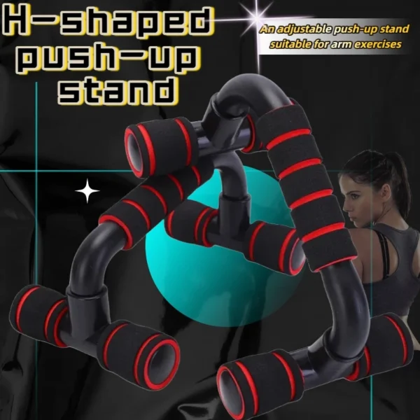 Push-up support is used for chest muscle training, and push-up frames are used for exercise to strengthen upper body strength – Image 2