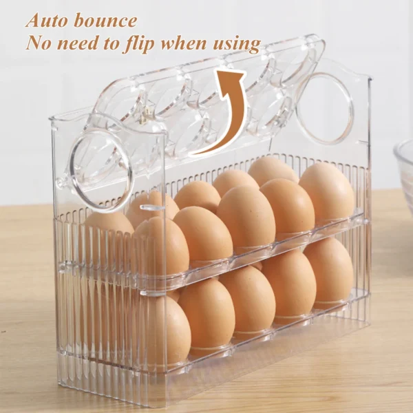 1Pcs New High-capacity multilayer egg storage box Refrigerator Side Door Egg Holder Save space Kitchen specific storage egg tray