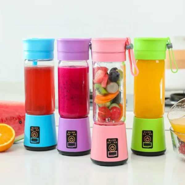 Portable Juicer Juice Food Residue Processor Blender Lemon Squeezer Summer Personal Kitchen Blenders Electric Mini Bottle Home 6