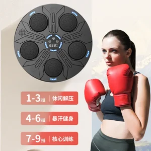 Smart Music Boxing Machine for Home Use, Rhythm Wall Target Robot Punching Bag Training Equipment