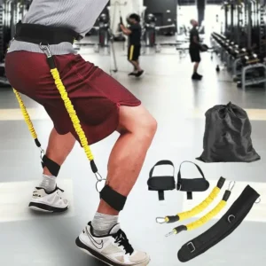 Leg Jump Trainer Tension Rope Basketball Volleyball Tennis Elastic Rope Trainer Deep Squat Puller Resistance Device