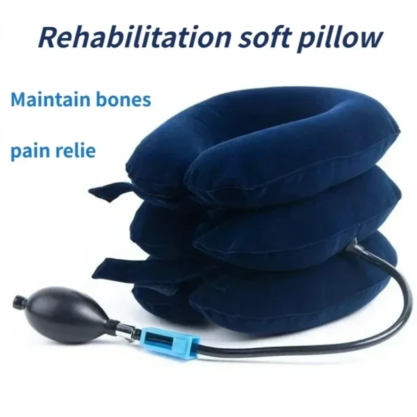 Neck Stretcher Inflatable Air Cervical Traction 1 Tube House Medical Devices Orthopedic Pillow Collar Pain Relief Tractor – Image 6