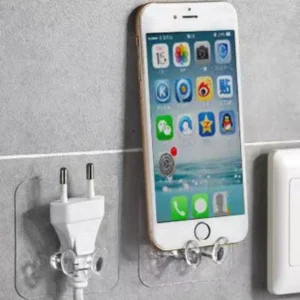 10 PCS Transparent Wall Storage Hook Punch-free Power Plug Socket Holder Kitchen Stealth Hook Wall Adhesive Hanger Wall Hook