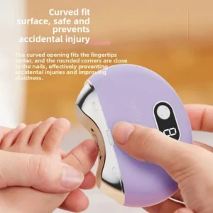 New Electric Nail Clipper Set Digital Display Rechargeable Adult Baby Nail Trimmer Kit Manicure Tools Home Appliance