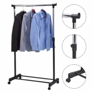 Coat Racks Galvanized Metal Shelving Porte Manteau Mural Hanger Stand Night Galan Bedroom Coat Rack Shoerack Movable Shelf Room