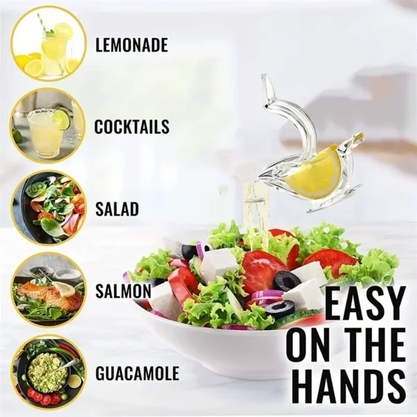 1pc-"Travel-Friendly" Portable Manual Lemon Squeezer - Durable Plastic, Transparent Citrus Juicer For Fresh & Easy – Image 5