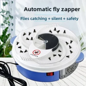 Automatic Fly Trap for Home And Restaurant Quiet Rotating Fly Catcher Fly Repellent Device from Mainland China Household Goods