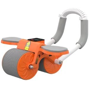 RELIFE Ab Roller Wheel with LCD, Automatic Rebound Abdominal Wheel with Elbow Support Ab Workout Equipment
