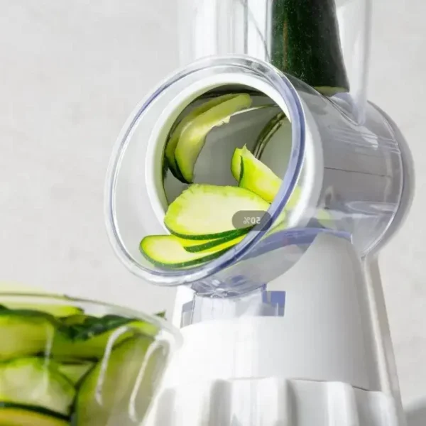 3 in1 Vegetable Slicer Chopper Grater Manual Kitchen Tools，For Cucumber Carrot Cutter Garlic Round Mandolin Shredder Potato Home – Image 3