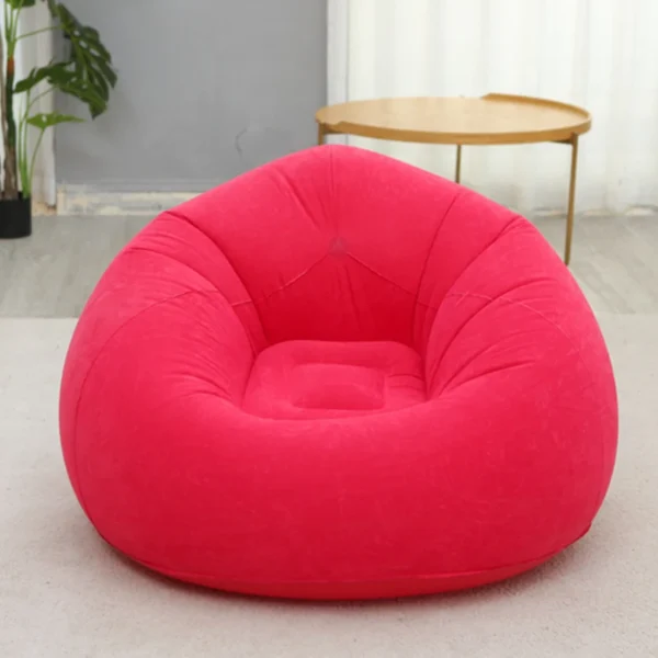 1pc inflatable bean bag sofa - foldable, easy to carry, soft and comfortable inflatable lounge chair, suitable for outdoor/indoo – Image 4