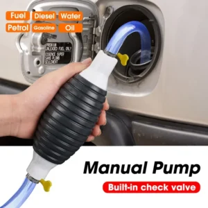 Hand Fuel Gas Oil Pump Car Transfer Pumping Sucker Tank Universal Liquid Gasoline Diesel Petrol Emergency Manual Pump