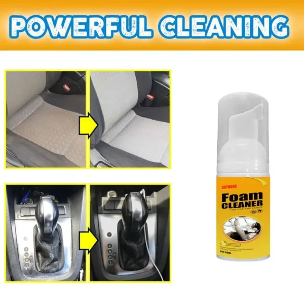 100ML Multi-Purpose Foam Cleaner Leather Clean Wash Automoive Car Interior Home Wash Maintenance Surfaces Spray Foam Cleaner – Image 3