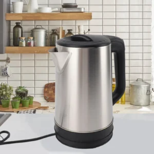 2.3L Stainless Steel Electric Kettle 1800W Fast Boiling Auto Shut Off Hot Water Kettle Portable Heating Kettle for Tea Coffee