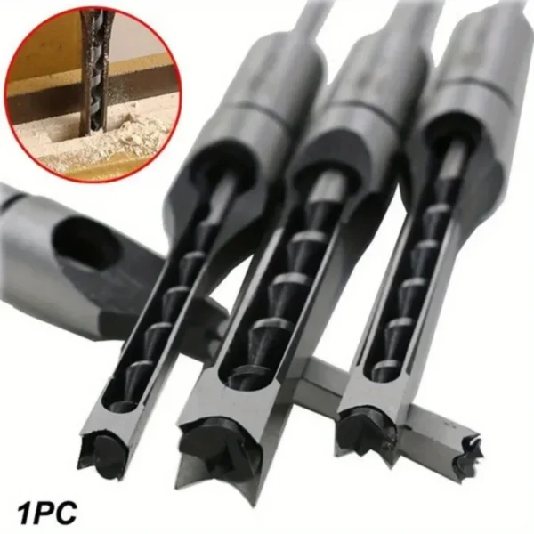 1pc 6/8/12.5mm hss square hole drill bit auger bit steel mortising drilling craving woodworking tools