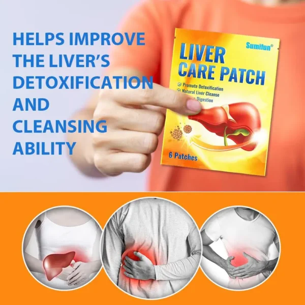 18/36/60patches liver cleanse detox patches herbal health liver care patch dry eyes fatigue relief natural gentle formulate