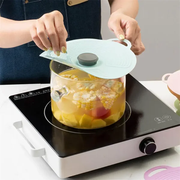 reusable self sealing lid silicone stretch lids universal lid silicone bowl pot lid silicone cover pan cooking food fresh cover