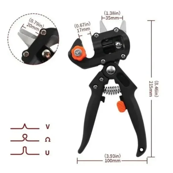 2 in 1 garden grafting farming pruning shear multifunctional fruit tree plant branch vine cutting garden pruning tool kits