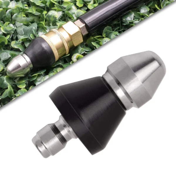 1/4 inch high pressure pipe dredging cleaning nozzle washer sewer 6 jet nozzle washing machine drain cleaning home accesories