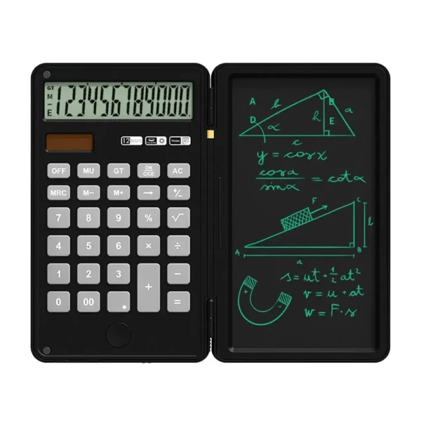 2in1 scientific calculator large screen display foldable function calculators with tablet practical with stylus pen