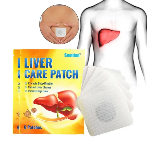 18/36/60patches liver cleanse detox patches herbal health liver care patch dry eyes fatigue relief natural gentle formulate