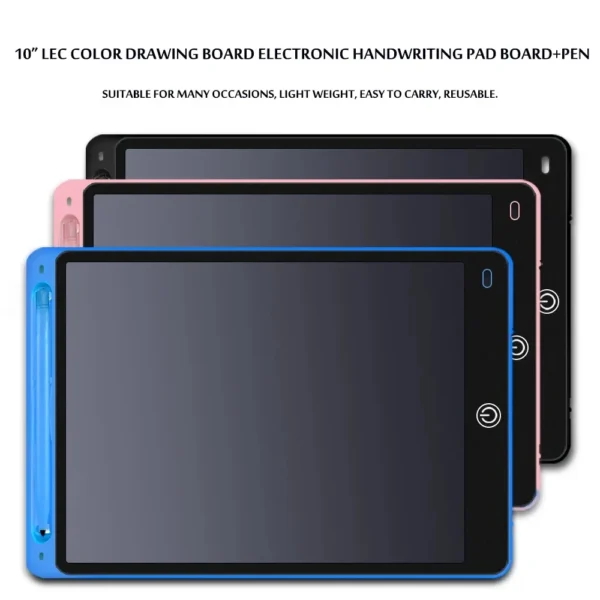 10 inch mini portable writing board lcd screen electronic writing message board digital graphics drawing children's gift toys