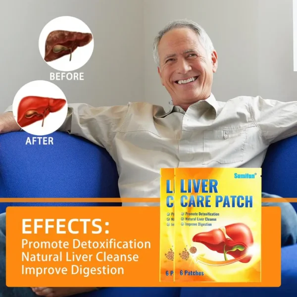 18/36/60patches liver cleanse detox patches herbal health liver care patch dry eyes fatigue relief natural gentle formulate
