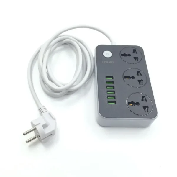 ldnio sc3604 multi function power cord switch universal socket hole wall plug landing global standard power supply plug