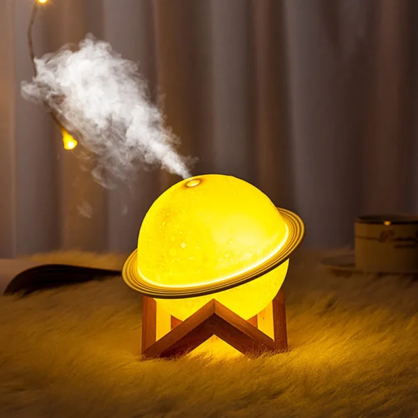 3d moon aromatherapy humidifiers with led light water diffuser large capacity relieve fatigue for friends family relatives gifts